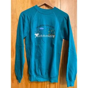 Size Medium Hanes Green Women's Sweater & Sweatshirt